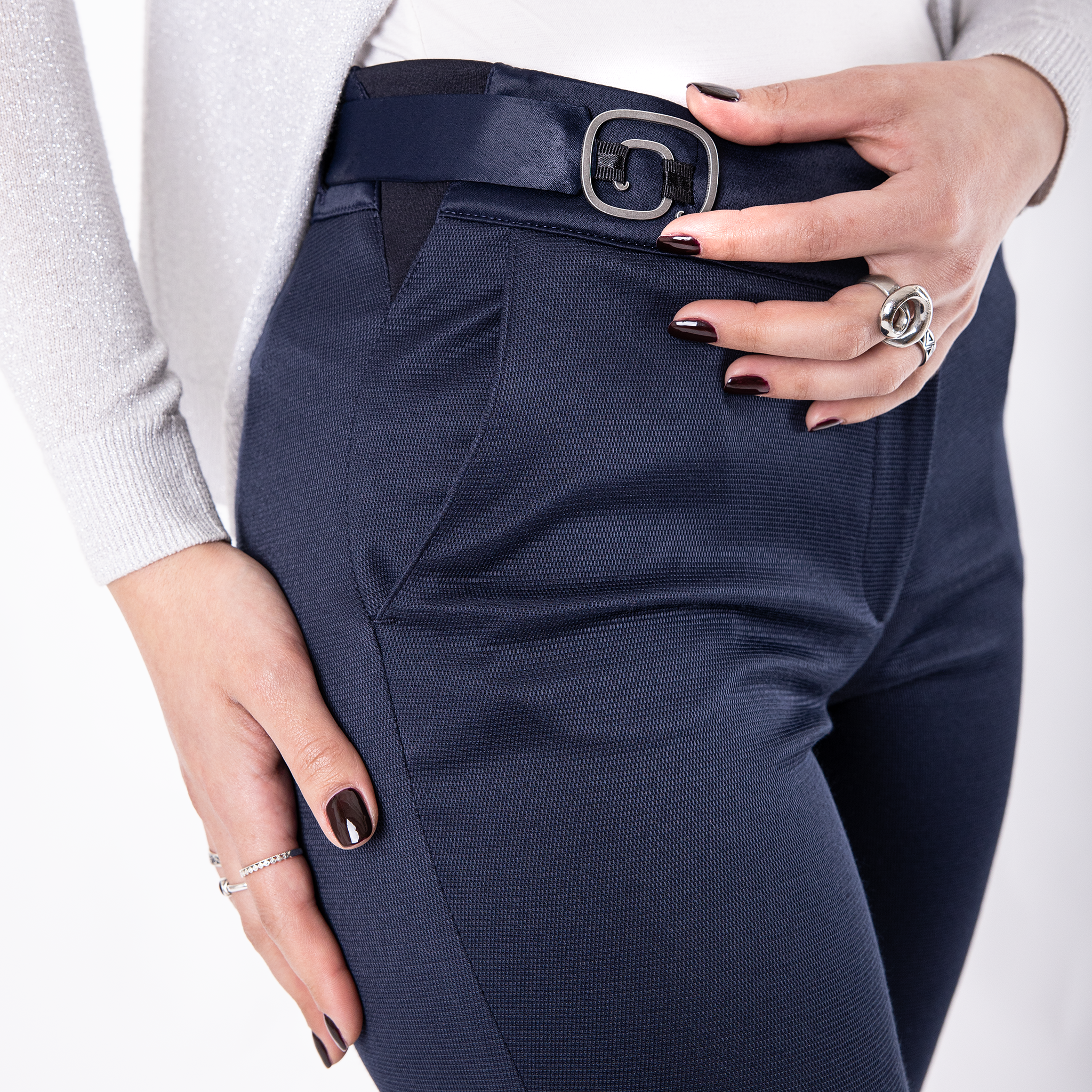 Pantalon Cyrène Bleu Marine