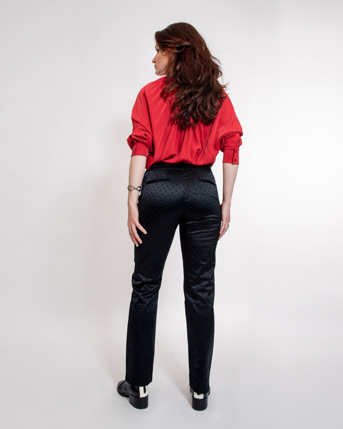 Pantalon droit à pois - ISIS