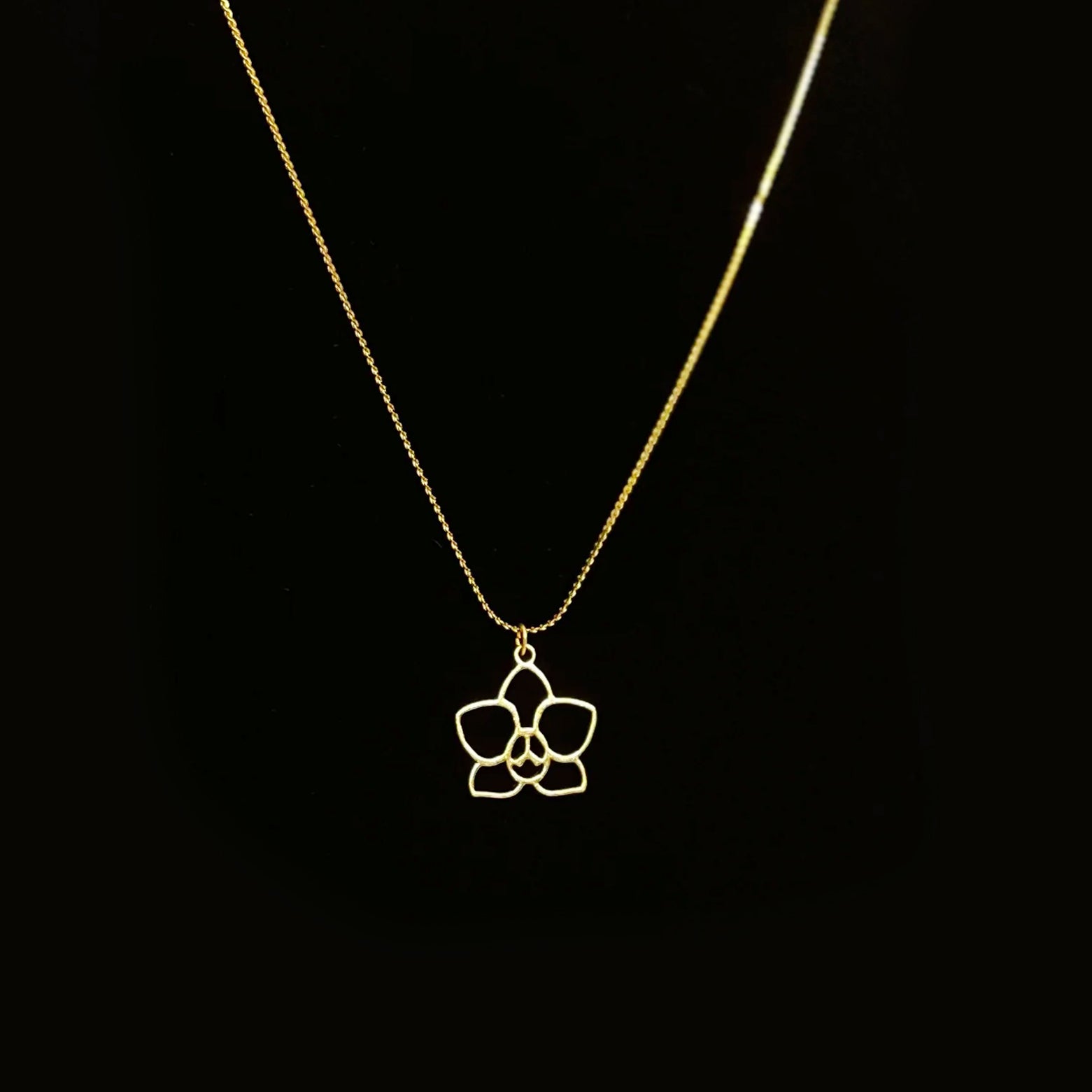 Collier Orchidée