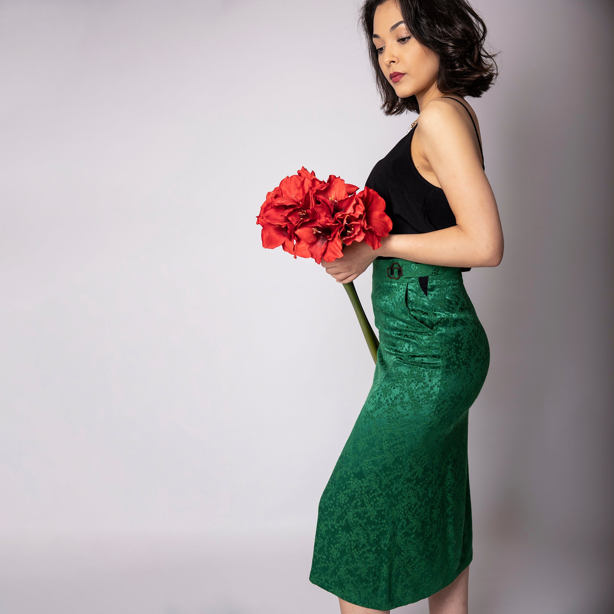 Jupe Flora Verte