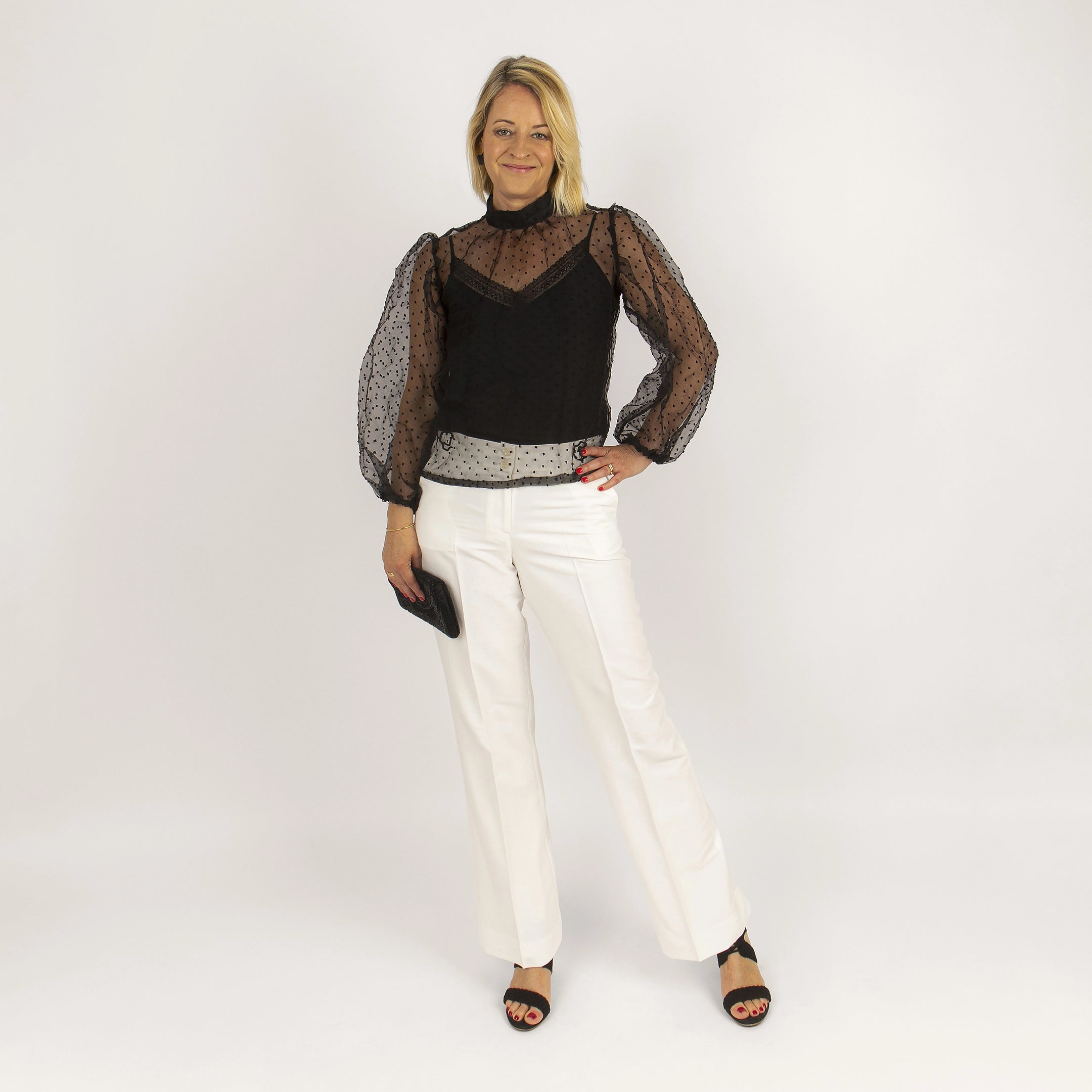 Pantalon Carmen Ivoire