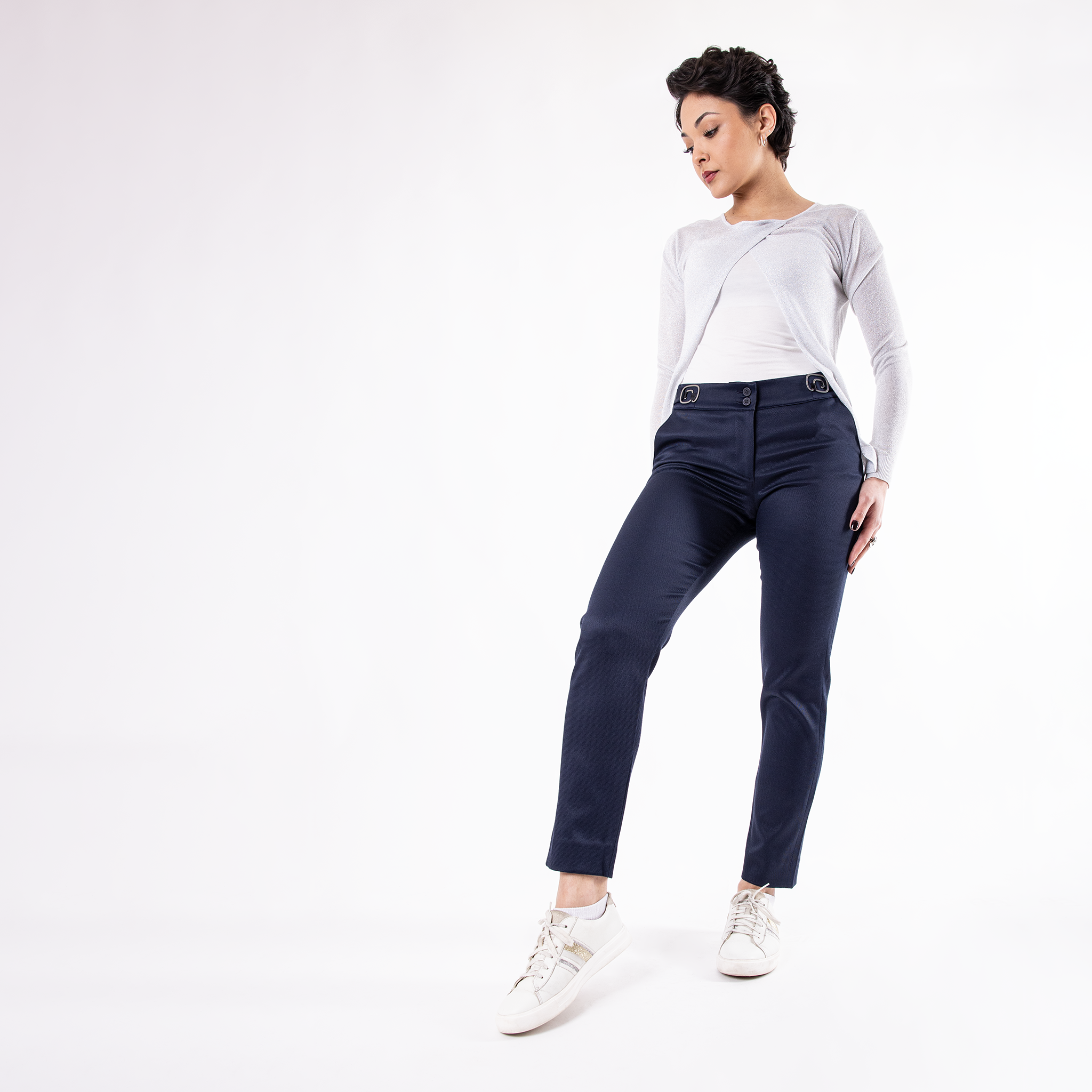 Pantalon Cyrène Bleu Marine