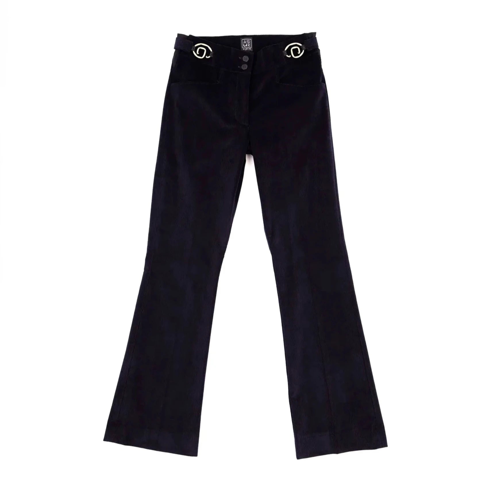 Pantalon Freyja Velours Bleu Nuit