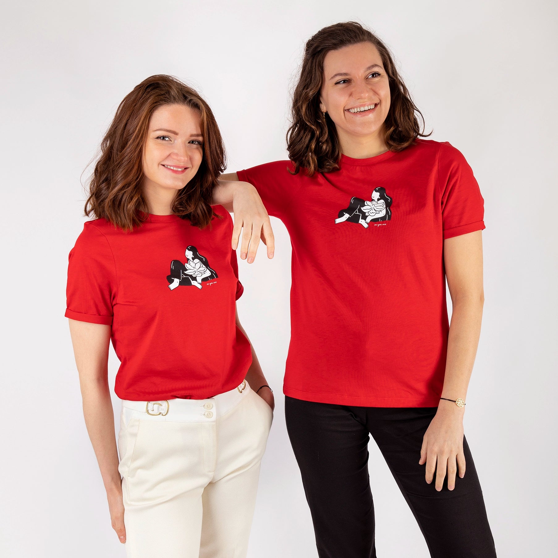 Le T-shirt "Femme Fleur"