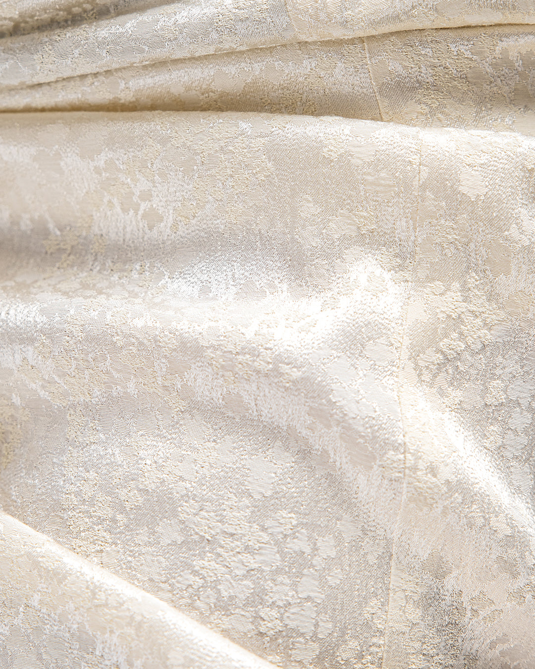Tissu ivoire upcyclé jupe Flora 