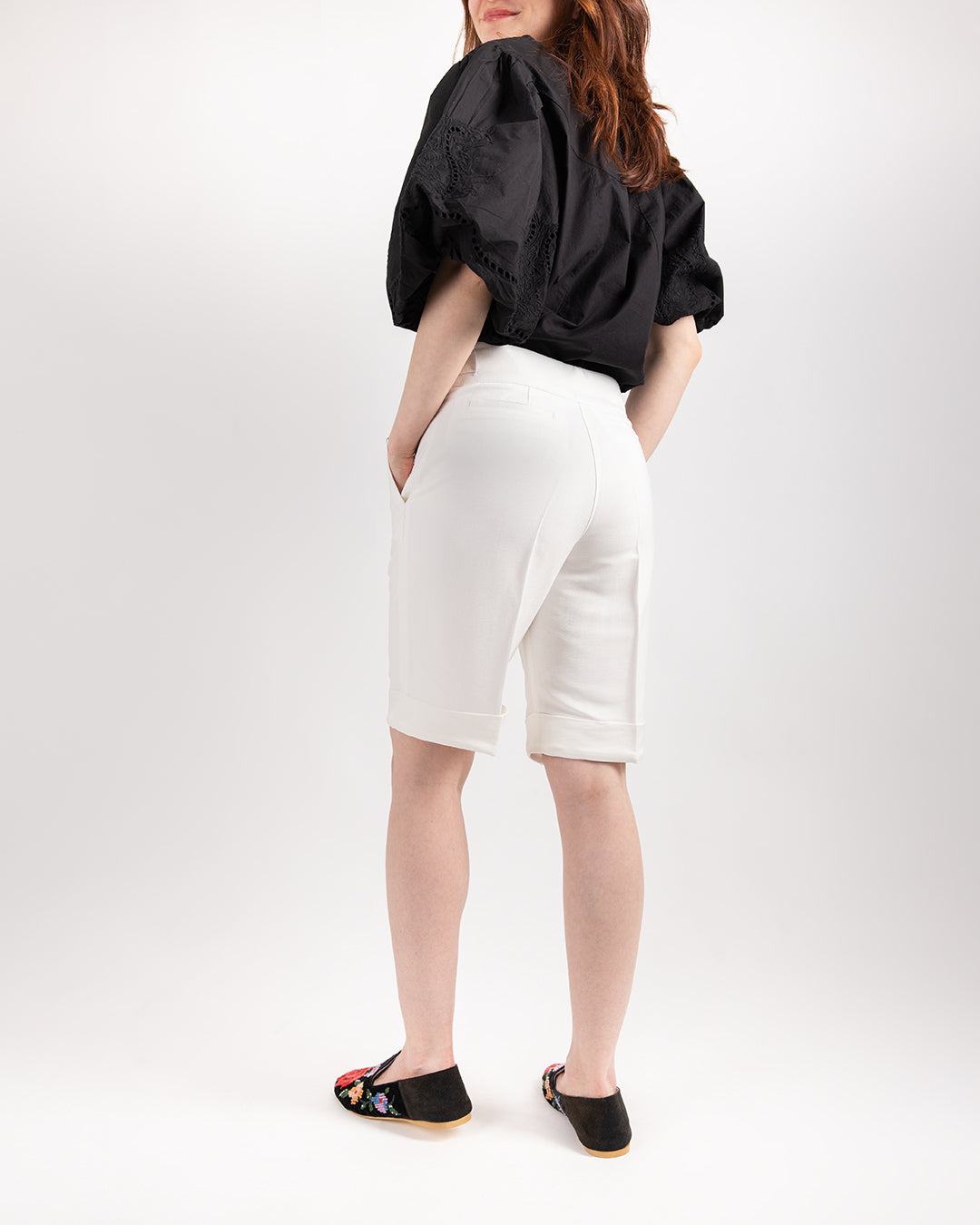 Bermuda ASUR Diana blanc ivoire confortable