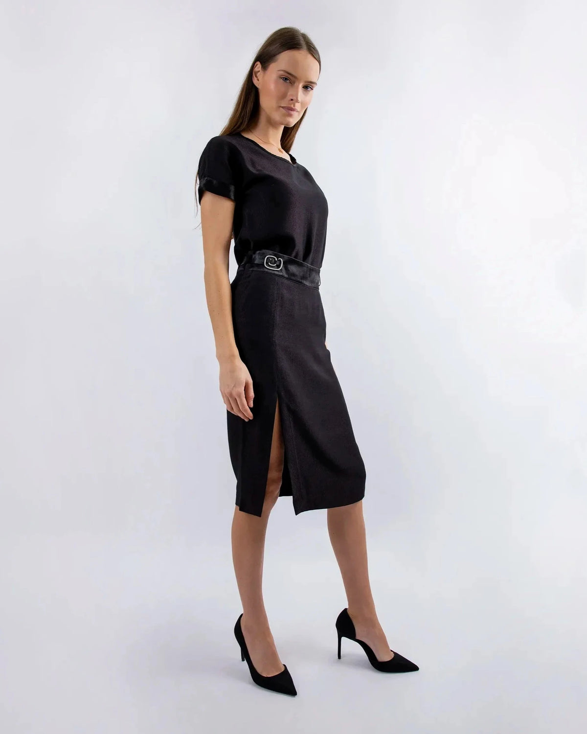 Ensemble jupe crayon fendue et top - MARYLIN MONROE